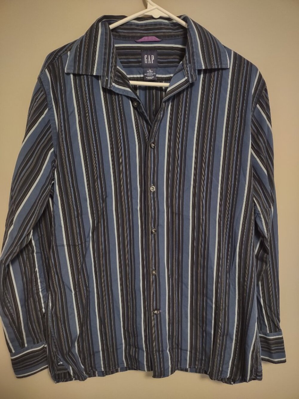 Gap Striped Button-down Shirt Size 15 - 15-1/2